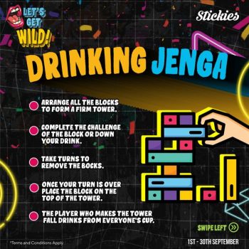 Stickies-Bar-Go-Wild-or-Go-Home-Games-1-1-350x350 1-30 Sep 2022: Stickies Bar Go Wild or Go Home Games