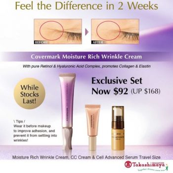 Takashimaya-Department-Store-Covermarks-Moisture-Rich-Wrinkle-Cream-Promotion-350x350 13-30 Sep 2022: Takashimaya Department Store Covermark's Moisture Rich Wrinkle Cream Promotion