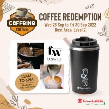 Takashimaya-Free-Coffee-Promotion-350x350 28-30 Sep 2022: Takashimaya Free Coffee Promotion