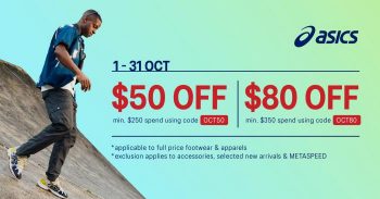 1-31-Oct-2022-ASICS-October-Promotion-Up-To-80-OFF-Promo-Code-350x183 1-31 Oct 2022: ASICS October Promotion Up To $80 OFF Promo Code