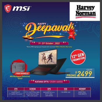 1-31-Oct-2022-Harvey-Norman-Early-Happy-Deepavali-Promotion-350x350 1-31 Oct 2022: Harvey Norman Early Happy Deepavali Promotion