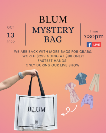 13-Oct-2022-BLUM-Mystery-Bag-Show-350x438 13 Oct 2022: BLUM Mystery Bag Show