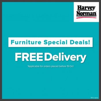 14-19-Oct-2022-Harvey-Norman-Furniture-FREE-Delivery-Promotion-350x350 14-19 Oct 2022: Harvey Norman Furniture FREE Delivery Promotion