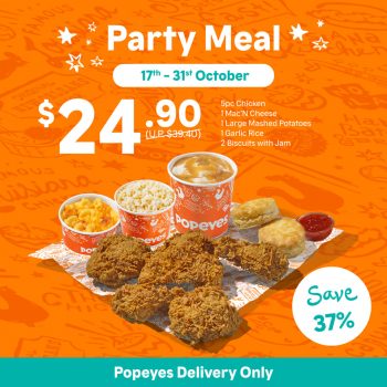 17-31-Oct-2022-Popeyes-Party-Meal-Promotion-350x350 17-31 Oct 2022: Popeyes Party Meal Promotion