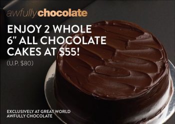 19-31-Oct-2022-Awfully-Chocolate-2-Whole-6-All-Chocolate-Cakes-Promotion-350x247 19-31 Oct 2022: Awfully Chocolate 2 Whole 6” All Chocolate Cakes Promotion