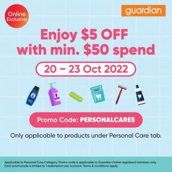 20-23-Oct-2022-Guardian-5-off-personal-care-essentials-Promotion-350x350 20-23 Oct 2022: Guardian $5 off personal care essentials Promotion