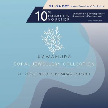 21-27-Oct-2022-Isetan-Kawamura-coral-jewellery-collection-Promotion-350x350 21-27 Oct 2022: Isetan Kawamura coral jewellery collection Promotion