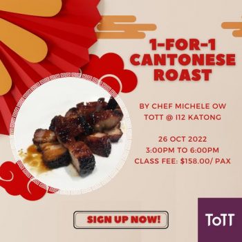 26-Oct-2022-ToTT-1-For-1-Cantonese-Roast-Class-Promotion-at-i12-Katong-350x350 26 Oct 2022: ToTT 1-For-1 Cantonese Roast Class Promotion at i12 Katong