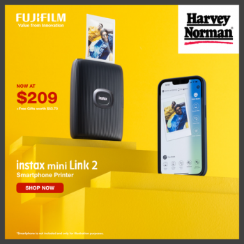 27-Oct-2022-Onward-Harvey-Norman-instax-mini-Link-2-Smart-Printer-Promotion-350x350 27 Oct 2022 Onward: Harvey Norman instax mini Link 2 Smart Printer Promotion