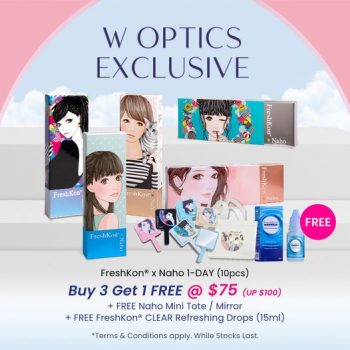 27-Oct-2022-Onward-W-OPTICS-Exclusive-FreshKon-Singapore-and-Naho-1-Day-coloured-lenses-Promotion-350x350 27 Oct 2022 Onward: W OPTICS Exclusive  FreshKon Singapore and Naho 1-Day coloured lenses Promotion