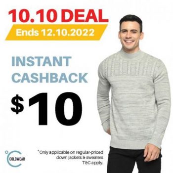 3-12-Oct-2022-Coldwear-10.10-Sale-10-Instant-Cashback-Promotion-350x350 3-12 Oct 2022: Coldwear 10.10 Sale $10 Instant Cashback Promotion