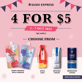 5-7-Oct-2022-Sushi-Express-One-Dollar-Promotion5-350x350 5-7 Oct 2022: Sushi Express One Dollar++ Promotion