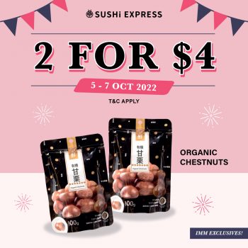 5-7-Oct-2022-Sushi-Express-One-Dollar-Promotion6-350x350 5-7 Oct 2022: Sushi Express One Dollar++ Promotion