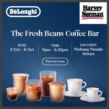 5-9-Oct-2022-Harvey-Norman-and-DeLonghi-The-Fresh-Beans-Coffee-Bar-350x351 5-9 Oct 2022: Harvey Norman and DeLonghi The Fresh Beans Coffee Bar