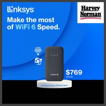 5-Oct-2022-Onward-Harvey-Norman-Linksys-WiFi-6-Router-Promotion1-350x350 5 Oct 2022 Onward: Harvey Norman  Linksys WiFi 6 Router Promotion