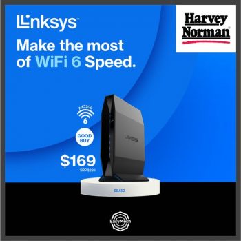 5-Oct-2022-Onward-Harvey-Norman-Linksys-WiFi-6-Router-Promotion2-350x349 5 Oct 2022 Onward: Harvey Norman  Linksys WiFi 6 Router Promotion