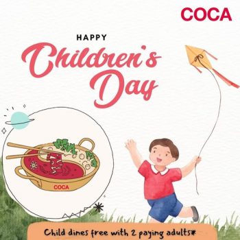 6-Oct-2022-Onward-Coca-Restaurants-Happy-Childrens-Day-Promotion-350x350 6 Oct 2022 Onward: Coca Restaurants Happy Children's Day Promotion