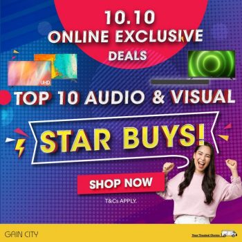 6-Oct-2022-Onward-Gain-City-10.10-Online-Exclusive-Star-Buys-Promotion-350x350 6 Oct 2022 Onward: Gain City 10.10 Online Exclusive Star Buys Promotion