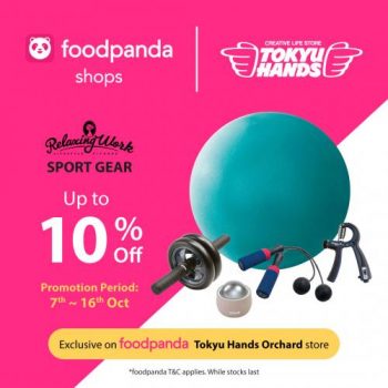 7-16-Oct-2022-TOKYU-HANDS-Orchard-FoodPanda-Promotion1-350x350 7-16 Oct 2022: TOKYU HANDS Orchard FoodPanda Promotion