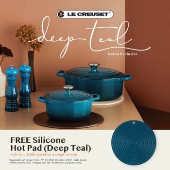 7-20-Oct-2022-Le-Creuset-Exclusive-Promotion-at-Isetan-350x350 7-20 Oct 2022: Le Creuset Exclusive Promotion at Isetan