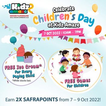 7-9-Oct-2022-Kidz-Amaze-Indoor-Playground-Childrens-Day-Promotion-350x350 7-9 Oct 2022: Kidz Amaze Indoor Playground  Children's Day Promotion