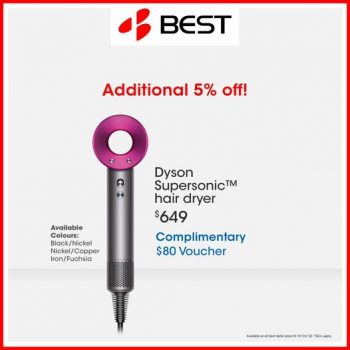 BEST-Denki-Dyson-Supersonic-Hair-Dryer-Promotion-350x350 11-16 Oct 2022: BEST Denki Dyson Supersonic Hair Dryer Promotion