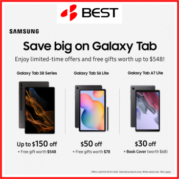 BEST-Denki-Galaxy-Tab-Promotion-350x350 18-20 Oct 2022: BEST Denki Galaxy Tab Promotion
