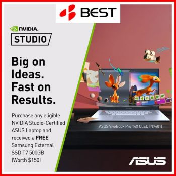 BEST-Denki-NVIDIA-Studio-Certified-ASUS-Laptop-Promotion-350x350 12 Oct 2022 Onward: BEST Denki NVIDIA Studio-Certified ASUS Laptop Promotion