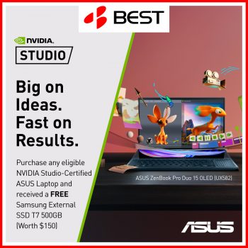 BEST-Denki-NVIDIA-Studio-Certified-ASUS-Laptop-Promotion2-350x350 12 Oct 2022 Onward: BEST Denki NVIDIA Studio-Certified ASUS Laptop Promotion