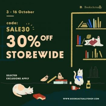 BooksActually-30-off-Storewide-Promotion-350x350 3-16 Oct 2022: BooksActually 30% off Storewide Promotion