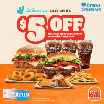 Burger-King-Deliveroo-RM5-OFF-Promotion-with-TrustBank-Card-350x350 10 Oct 2022 Onward: Burger King Deliveroo RM5 OFF Promotion with TrustBank Card