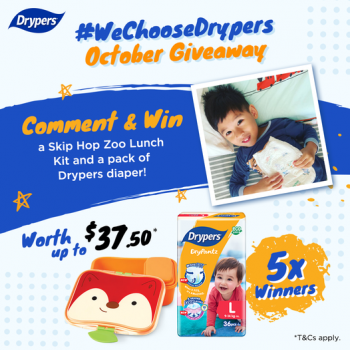 Drypers-Monthly-Giveaway-350x350 1-31 Oct 2022: Drypers Monthly Giveaway