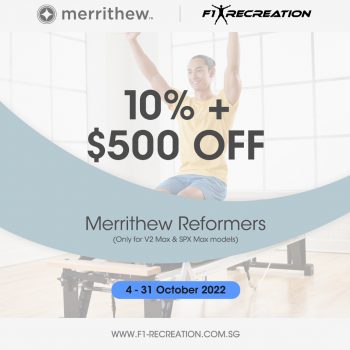F1-RECREATION-Merrithew-Reformers-Promotion-350x350 4-31 Oct 2022: F1 RECREATION Merrithew Reformers Promotion
