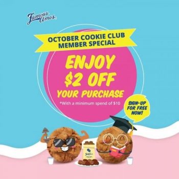 Famous-Amos-October-Cookie-Club-Member-Special-Promotion-350x350 4 Oct 2022 Onward: Famous Amos October Cookie Club Member Special Promotion