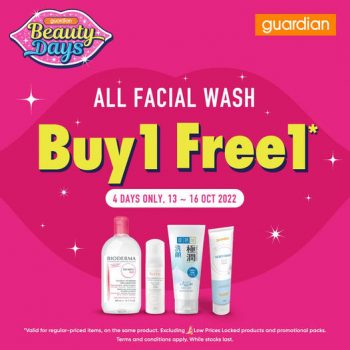 Guardian-Facial-Wash-Buy-1-Free-1-Promotion-350x350 13-16 Oct 2022: Guardian Facial Wash Buy 1 Free 1 Promotion