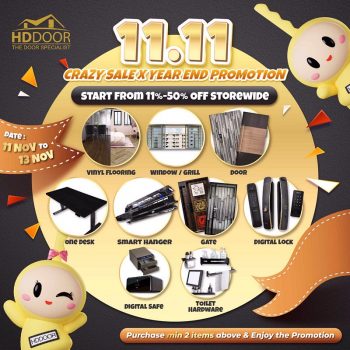 HD-Door-Year-End-Sale-Promotion-2022-2023-Singapore-3-days-only-350x350 11-13 Nov 2022: HDDoor 11.11 Crazy Sale & 3-Day Year-end Promotion