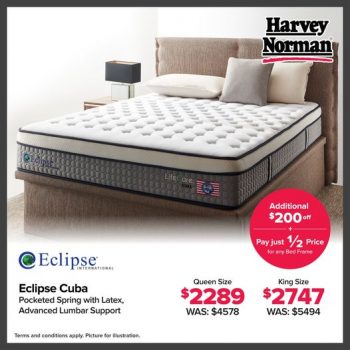 Harvey-Norman-Eclipse-Mattresses-Promotion-350x350 13 Oct 2022 Onward: Harvey Norman Eclipse Mattresses Promotion