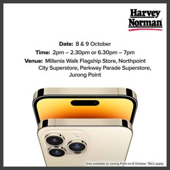Harvey-Norman-iPhone-14-Pro-In-store-Workshops2-350x350 8-9 Oct 2022: Harvey Norman iPhone 14 Pro In-store Workshops