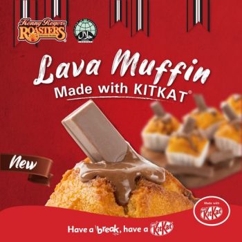 Kenny-Rogers-Roasters-Lava-Muffin-made-with-Kitkat-Promotion-350x350 19-31 Oct 2022: Kenny Rogers Roasters Lava Muffin made with Kitkat Promotion