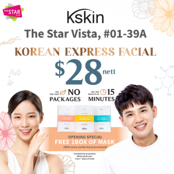 Kskin-Facial-Korean-Express-Facial-Promotion-at-The-Star-Vista-350x350 25 Oct-30 Nov 2022: Kskin Facial Korean Express Facial Promotion at The Star Vista