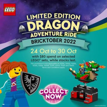 LEGO-Limited-Edition-Dragon-Adventure-Ride-Promotion-350x350 24-30 Oct 2022: LEGO Limited-Edition Dragon Adventure Ride Promotion