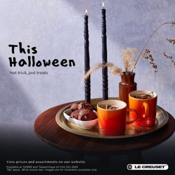 Le-Creuset-Halloween-Mix-Match-Promotion-at-TANGS-and-Takashimaya-350x350 24-31 Oct 2022: Le Creuset Halloween Mix & Match Promotion at TANGS and Takashimaya