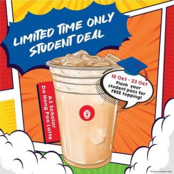 LiHO-TEA-Student-Deal-FREE-Topping-Promotion-350x350 10-23 Oct 2022: LiHO TEA Student Deal FREE Topping Promotion