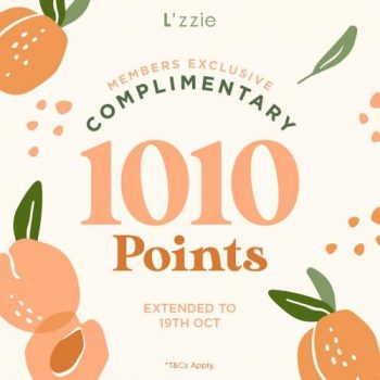 Lzzie-10.10-Sale-FREE-1010-Points-Promotion-350x350 14-19 Oct 2022: L'zzie 10.10 Sale FREE 1010 Points Promotion