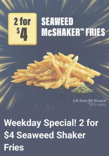 McDonalds-Seaweed-McShaker-Fries-Promo-350x501 Now till 21 Oct 2022: McDonald’s Seaweed McShaker Fries Promo
