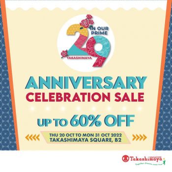 Takashimaya-Anniversary-Celebration-Sale-350x350 20-31 Oct 2022: Takashimaya Anniversary Celebration Sale