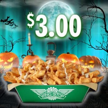 Wingstop-Halloween-Voodoo-Fries-for-3-Promotion-350x350 26 Oct-1 Nov 2022: Wingstop Halloween Voodoo Fries for $3 Promotion