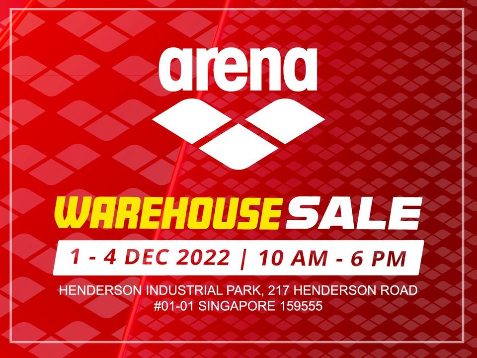 Arena-Warehouse-Sale 1-4 Dec 2022: Arena Warehouse Sale Clearance in Singapore Up to 70% OFF