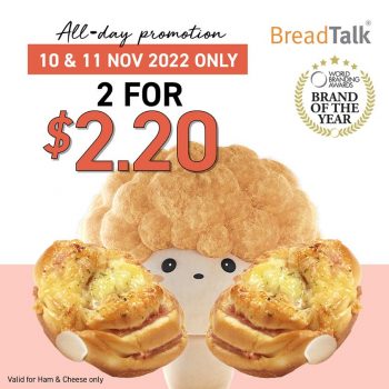 BreadTalk-All-Day-Promotion-350x350 10-11 Nov 2022: BreadTalk All Day Promotion