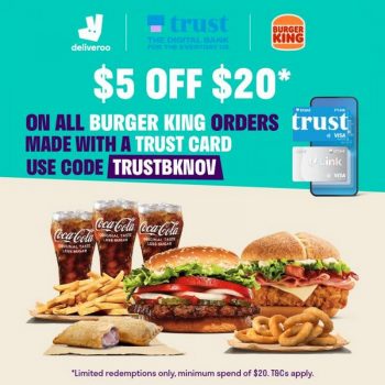 Burger-King-Deliveroo-RM5-OFF-Promotion-with-TrustBank-Card-350x350 7 Nov 2022 Onward: Burger King Deliveroo RM5 OFF Promotion with TrustBank Card